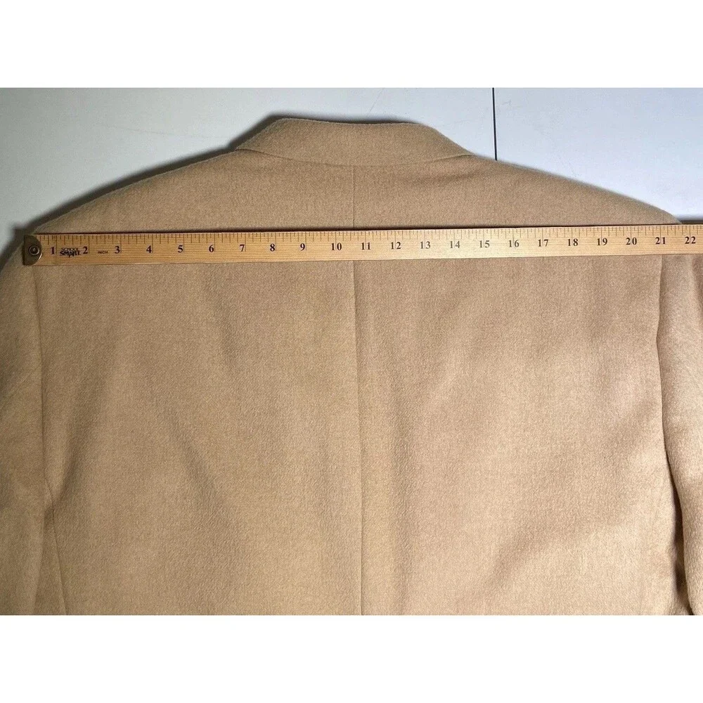 Jos A Bank 100% Camel Hair Sport Coat Mens 48R Blazer Jacket Tan Two Button VTG